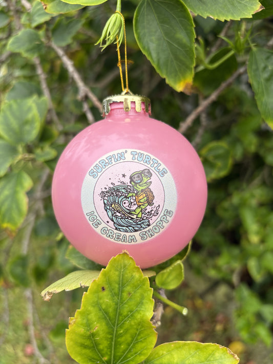 Surfin’ Turtle Ornament